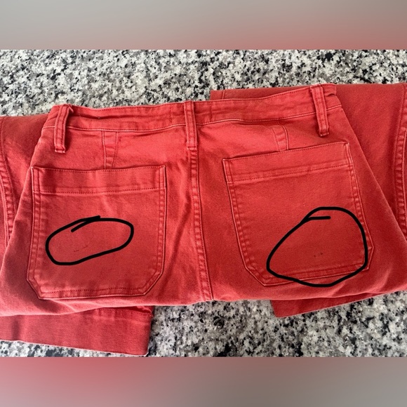 Madewell Slim Emmett Wide-Leg Crop Pants. Size 30 - Picture 5 of 9